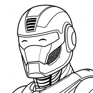 Robocop Páginas Para Colorear