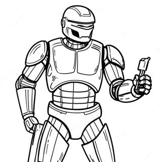 Pagina Para Colorear De Robocop En Accion 69314-57125