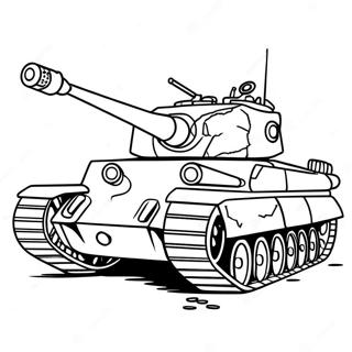 Pagina Para Colorear De Tanque De Tigre Camuflado 69364-57159