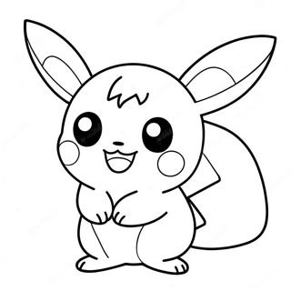 Pagina Para Colorear De Pikachu Chibi Lindo 69384-57181