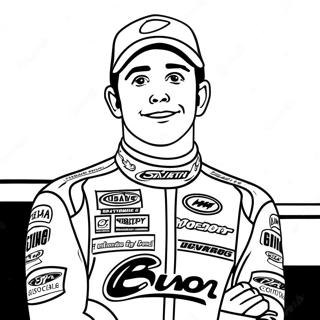 Pagina Para Colorear De Chase Elliott 69393-57192