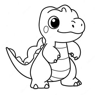 Totodile Páginas Para Colorear