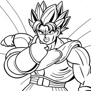 Pagina Para Colorear De Bardock Con Armadura De Batalla 69424-57210