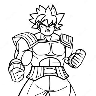 Pagina Para Colorear De Bardock Con Armadura De Batalla 69424-57212