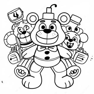 Pagina Para Colorear Del Logo De Fnaf Sb 69443-57220