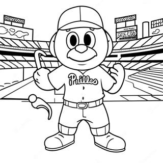 Pagina Para Colorear De La Mascota De Los Phillies 69543-57299