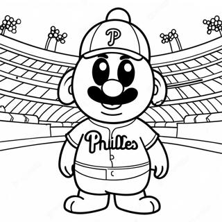 Pagina Para Colorear De La Mascota De Los Phillies 69543-57300