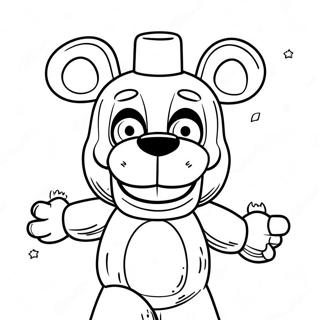 Pagina Para Colorear De Lefty Lindo De Fnaf 69574-57327