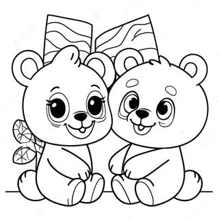 Pagina Para Colorear De Personajes Lindos De Build A Bear 69614-57357