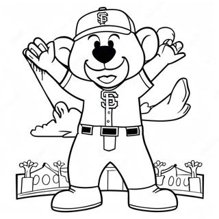 Pagina Para Colorear De La Mascota De Sf Giants 69624-57371