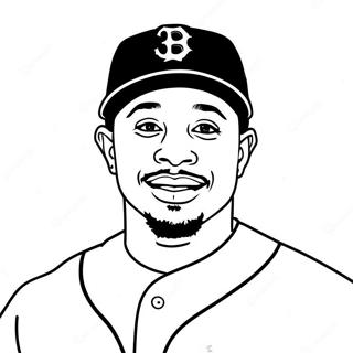 Pagina Para Colorear De Mookie Betts 69703-57422