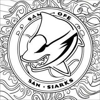 Pagina Para Colorear Del Logo De San Jose Sharks 69713-57438