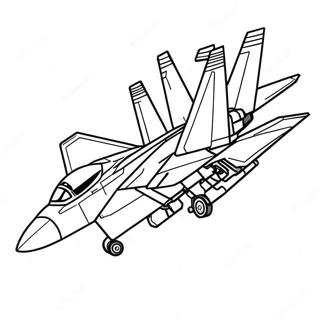 Pagina Para Colorear De F14 Tomcat 69863-57555