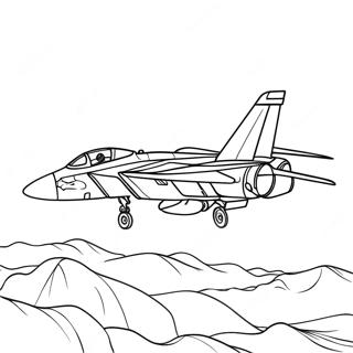 F14 Tomcat Páginas Para Colorear