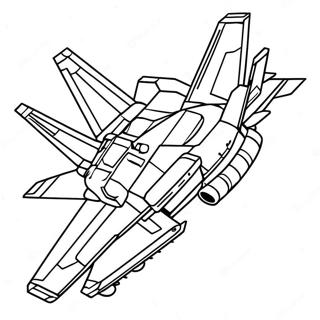 Pagina Para Colorear Del F14 Tomcat En Vuelo 69864-57775