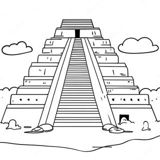 Pagina Para Colorear De Ziggurat Antiguo 69954-57617