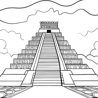 Pagina Para Colorear De Ziggurat Antiguo 69954-57618