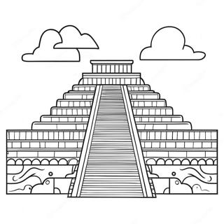 Pagina Para Colorear De Ziggurat Antiguo 69954-57620