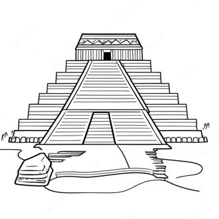 Pagina Para Colorear De Ziggurat Antiguo 69954-57860