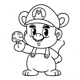 Pagina Para Colorear De Mario Tanooki 69963-57854