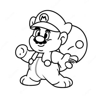 Pagina Para Colorear De Mario Tanooki 69963-57855