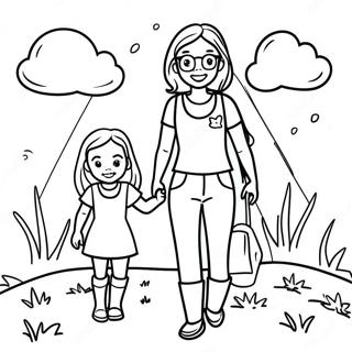 Pagina Para Colorear De Mama E Hija Aventureras 7015-5709