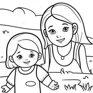 Pagina Para Colorear De Mama E Hija Aventureras 7015-5710