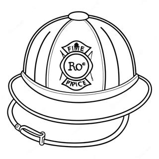 Pagina Para Colorear De Sombrero De Bombero Lindos 70294-58122