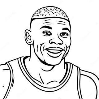 Pagina Para Colorear De Russell Westbrook 70323-58127