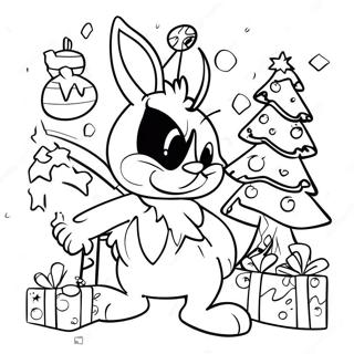 Pagina Para Colorear De Looney Tunes Navidad 70553-58328