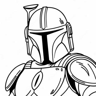 Pagina Para Colorear De Star Wars Mandalorian 70623-58380