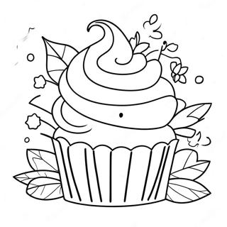 Pagina Para Colorear De Reposteria De Cupcakes Deliciosos 7065-5751