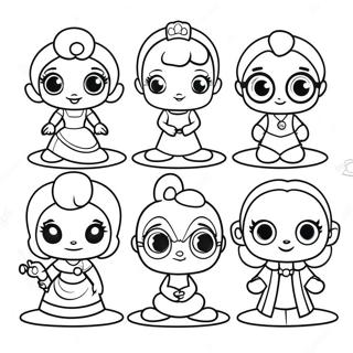 Pagina Para Colorear De Personajes Adorables De Funko Pop Disney 70834-58550