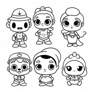 Pagina Para Colorear De Personajes Adorables De Funko Pop Disney 70834-58552