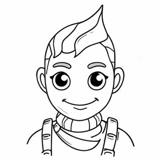 Pagina Para Colorear Del Personaje Klombo De Fortnite Colorido 70914-58629