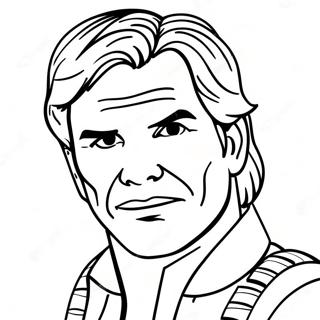 Han Solo Páginas Para Colorear