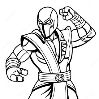 Pagina Para Colorear De Scorpion De Mortal Kombat 71153-58808