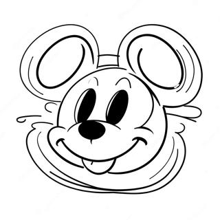 Pagina Para Colorear De La Cara De Mickey Mouse 71203-58846