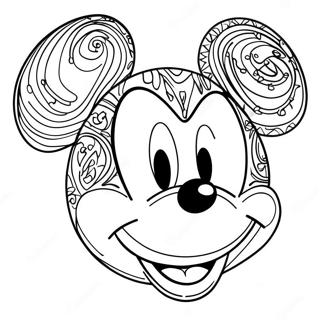 Pagina Para Colorear De La Cara De Mickey Mouse 71203-58848