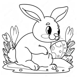 Pagina Para Colorear Del Conejo De Pascua 71213-58852