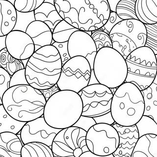 Pagina Para Colorear De Huevos De Pascua Coloridos 71214-58855