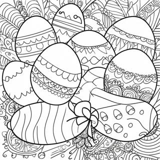 Pagina Para Colorear De Huevos De Pascua Coloridos 71214-58856