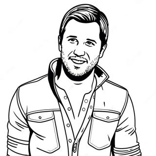 Pagina Para Colorear De Luke Bryan 71293-58918