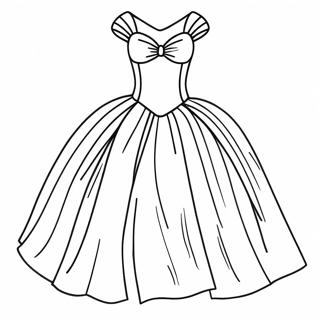 Pagina Para Colorear De Vestido Elegante De 16 Anos 71624-59187