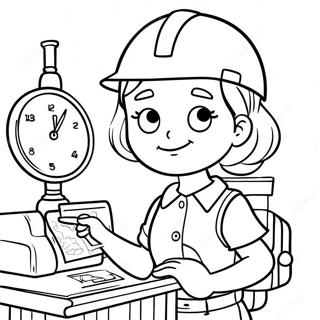 Pagina Para Colorear De Rosie Revere Ingeniera 71633-59192