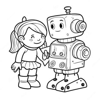 Pagina Para Colorear De Rosie Revere Creativa Construyendo Un Robot 71634-59199