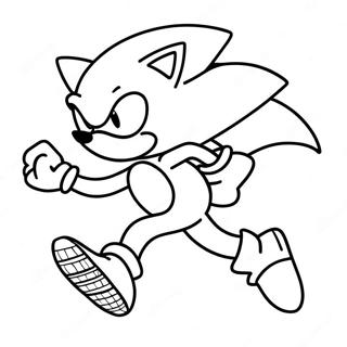 Pagina Para Colorear De Sonic Corriendo Rapido 71734-59268