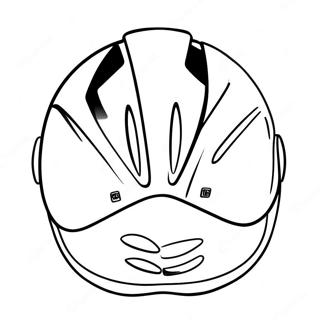 Pagina Para Colorear De Casco De Bicicleta Colorido 71744-59282