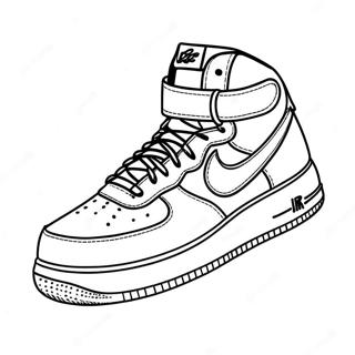 Pagina Para Colorear De Zapatilla Air Force 1 7174-5835