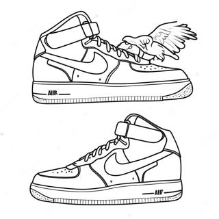 Pagina Para Colorear De Air Force 1 Estilosa 7175-5839